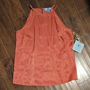 CeCe Sleveless  colar blouse